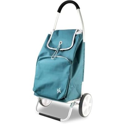 Amig – Einkaufswagen mit 2 Rädern – Verstellbare Tasche – Leichtes Aluminium – Maximale Traglast: 15 kg – 50 l Fassungsvermögen – Maße: 95 x 45,5 x 12 cm – Farbe: Grün Amig – Einkaufswagen mit 2 Rädern – Verstellbare Tasche – Leichtes Aluminium – Maximale Traglast: 15 kg – 50 l Fassungsvermögen – Maße: 95 x 45,5 x 12 cm – Farbe: Grün