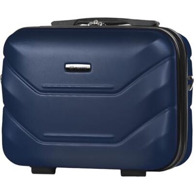 Diamond Kosmetikkoffer – Navy, ABS Premium, Leicht & Robust, Trolley-Befestigung, Schultergurt, 15 L, Kompakt & Stilvoll Diamond Kosmetikkoffer – Navy, ABS Premium, Leicht & Robust, Trolley-Befestigung, Schultergurt, 15 L, Kompakt & Stilvoll