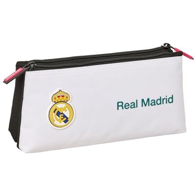 safta Real Madrid Equipacion 26/27 Kulturbeutel für Kinder, mit einfachem Reißverschluss, ideal für Kinder verschiedener Altersgruppen, bequem und vielseitig, Qualität und Widerstandsfähigkeit, 22 x 8 x 10 safta Real Madrid Equipacion 26/27 Kulturbeutel für Kinder, mit einfachem Reißverschluss, ideal für Kinder verschiedener Altersgruppen, bequem und vielseitig, Qualität und Widerstandsfähigkeit, 22 x 8 x 10