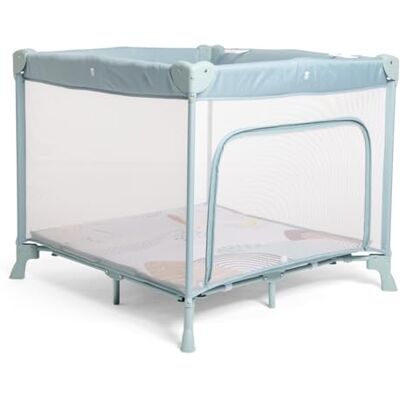 Chicco Open Box Square für Babys und Kleinkinder von der Geburt bis 15 kg, faltbar und kompakt, mit Spielmatte, Mesh-Fenstern, 4 Griffen und Reisetasche, grün Chicco Open Box Square für Babys und Kleinkinder von der Geburt bis 15 kg, faltbar und kompakt, mit Spielmatte, Mesh-Fenstern, 4 Griffen und Reisetasche, grün