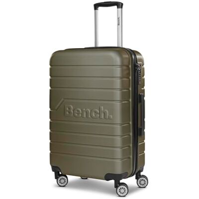 Bench mittelgroßer Hartgepäck Check-in Koffer Trolley 42 x 26 x 69 cm aus hochwertigem, robustem ABS Material für Damen und Herren 4 Doppelrollen & TSA-Schloss Seattle Serie Bench mittelgroßer Hartgepäck Check-in Koffer Trolley 42 x 26 x 69 cm aus hochwertigem, robustem ABS Material für Damen und Herren 4 Doppelrollen & TSA-Schloss Seattle Serie