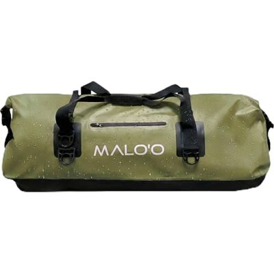Malo'o wasserdichte Trockentasche mit Reisetasche, 40 l/60 l/100 l, Roll-Top-Reisetasche hält die Ausrüstung trocken für Kajakfahren, Rafting, Bootfahren, Schwimmen, Camping, dunkelgrün, 100L Malo'o wasserdichte Trockentasche mit Reisetasche, 40 l/60 l/100 l, Roll-Top-Reisetasche hält die Ausrüstung trocken für Kajakfahren, Rafting, Bootfahren, Schwimmen, Camping, dunkelgrün, 100L