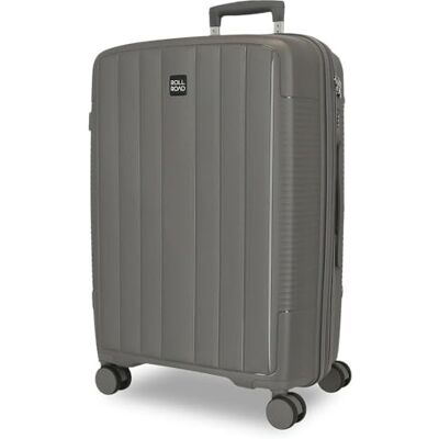 Roll Road Joumma Acadia Mittelgroßes Kombi-Vorhängeschloss 67L 3.4kg, 45 x 65 x 25 cm, Robustes, integriertes Kombinationsschloss aus Polypropylen, 4 Doppelrollen, Anthrazit Roll Road Joumma Acadia Mittelgroßes Kombi-Vorhängeschloss 67L 3.4kg, 45 x 65 x 25 cm, Robustes, integriertes Kombinationsschloss aus Polypropylen, 4 Doppelrollen, Anthrazit