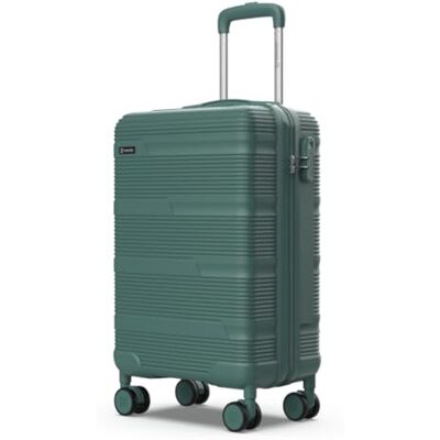 NUMADA Handgepäck Koffer 55x40x20cm (38,4L) Upfly T10 XS mit Zahlenschloss und 4 doppelten 360° Rädern. Handgepäck leicht mit Inneneinteilung Grün NUMADA Handgepäck Koffer 55x40x20cm (38,4L) Upfly T10 XS mit Zahlenschloss und 4 doppelten 360° Rädern. Handgepäck leicht mit Inneneinteilung Grün