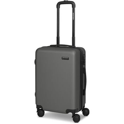 SMARTBOX Hartschalen-Kabinenkoffer 55x40x23 cm ABS 4-Doppelrollen Edition 05, Volumen 41 L, Zahlenschloss, leicht, Rollen vertieft SMARTBOX Hartschalen-Kabinenkoffer 55x40x23 cm ABS 4-Doppelrollen Edition 05, Volumen 41 L, Zahlenschloss, leicht, Rollen vertieft
