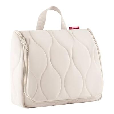 reisenthel toiletbag XL Puffer Stone praktischer Kulturbeutel mit Haken, wasserabweisendes Material reisenthel toiletbag XL Puffer Stone praktischer Kulturbeutel mit Haken, wasserabweisendes Material