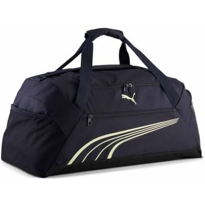 Puma FUNDAMENTAL Medium Sports Bag NEW Navy-Apple Spritz Puma FUNDAMENTAL Medium Sports Bag NEW Navy-Apple Spritz