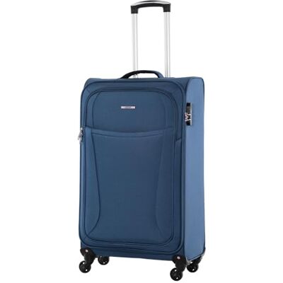 NOWI Grenoble 4-Rollen Koffer 360° Drehbar, Arretierbares Gestänge, Zahlenschloss, Adressfeld, Vortasche, Geschäumte Front (Navy, XL) NOWI Grenoble 4-Rollen Koffer 360° Drehbar, Arretierbares Gestänge, Zahlenschloss, Adressfeld, Vortasche, Geschäumte Front (Navy, XL)