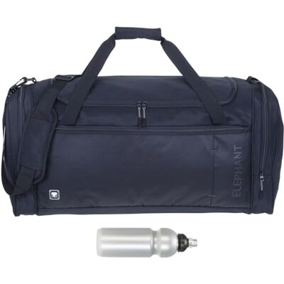 Elephant Sporttasche Herren Damen XL 68 cm Nassfach Dark 3629 Schwarz GRAU + Flasche 58 L Reisetasche Schuhfach Sport Fitness Sauna Gym Bag Tasche sehr groß Reise Sauna Sport Elephant Sporttasche Herren Damen XL 68 cm Nassfach Dark 3629 Schwarz GRAU + Flasche 58 L Reisetasche Schuhfach Sport Fitness Sauna Gym Bag Tasche sehr groß Reise Sauna Sport