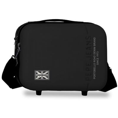 Pepe Jeans Edward Nececer Anpassungsfähig Schwarz 25x21x15 cm Rígido ABS 7, 8L 0, 8 kgs von Joumma Bags Pepe Jeans Edward Nececer Anpassungsfähig Schwarz 25x21x15 cm Rígido ABS 7, 8L 0, 8 kgs von Joumma Bags