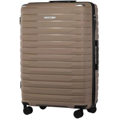 Diamond Großer Hartschalenkoffer XL 28" – Beige, Polypropylen, 360° Doppelrollen, Zahlenschloss, Teleskopgriff, Leicht & Stoßfest Diamond Großer Hartschalenkoffer XL 28" – Beige, Polypropylen, 360° Doppelrollen, Zahlenschloss, Teleskopgriff, Leicht & Stoßfest