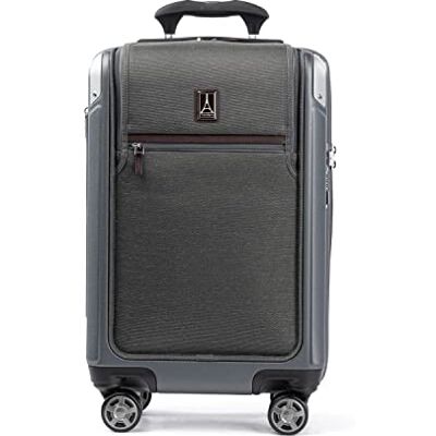 Travelpro Platinum Elite Hartschalen-Koffer mit drehbarem Rollen, TSA-Schloss, Hartschale, Polycarbonat-Koffer, Vintage-Grau, Carry-on with Laptop Pocket 21-Inch, Platinum Elite Hartschalen-Koffer mit Travelpro Platinum Elite Hartschalen-Koffer mit drehbarem Rollen, TSA-Schloss, Hartschale, Polycarbonat-Koffer, Vintage-Grau, Carry-on with Laptop Pocket 21-Inch, Platinum Elite Hartschalen-Koffer mit
