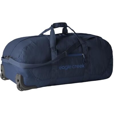 Eagle No Matter What Reisetasche mit Rollen 110L Blau Allterrain-Räder mit Eckenschutz, gepolsterter Griff, abnehmbarer Schultergurt, im Packsack verstaubar, 110L Volumen Eagle No Matter What Reisetasche mit Rollen 110L Blau Allterrain-Räder mit Eckenschutz, gepolsterter Griff, abnehmbarer Schultergurt, im Packsack verstaubar, 110L Volumen