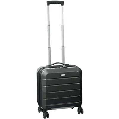 Bowatex Aktenkoffer Business Reise Laptop Piloten 4 Rollen Trolley 40 cm Schwarz Bowatex Aktenkoffer Business Reise Laptop Piloten 4 Rollen Trolley 40 cm Schwarz