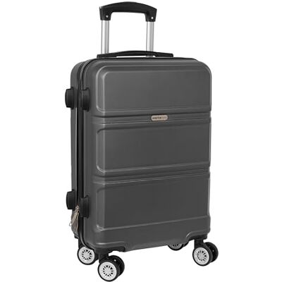 safta Travel Dark Gray Cabin 20 Twin Wheels Trolley One Size safta Travel Dark Gray Cabin 20 Twin Wheels Trolley One Size