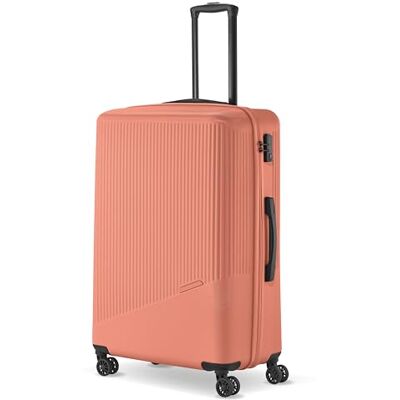 Travelite 4-Rad Hartschalenkoffer groß 96 Liter, Gepäck Serie Bali: ABS Hartschalen Trolley mit TSA Kombinationsschloss, 77 cm Travelite 4-Rad Hartschalenkoffer groß 96 Liter, Gepäck Serie Bali: ABS Hartschalen Trolley mit TSA Kombinationsschloss, 77 cm