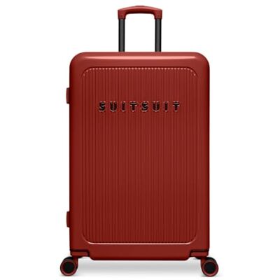 SUITSUIT Großer Reisekoffer 75x48x29 cm Reisekoffer mit Rollen TSA-Schloss 71 l Caretta Koffer Burnt Brick SUITSUIT Großer Reisekoffer 75x48x29 cm Reisekoffer mit Rollen TSA-Schloss 71 l Caretta Koffer Burnt Brick
