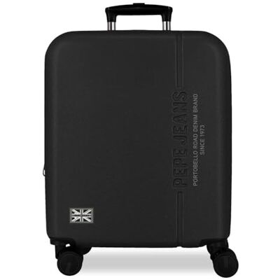 Pepe Jeans Edward Kabinenkoffer, schwarz, 40 x 55 x 20 cm, starres ABS-Kombinationsschloss, integriertes 37L 2.6kg, Handgepäck mit 4 Doppelrädern, von Joumma Bags Pepe Jeans Edward Kabinenkoffer, schwarz, 40 x 55 x 20 cm, starres ABS-Kombinationsschloss, integriertes 37L 2.6kg, Handgepäck mit 4 Doppelrädern, von Joumma Bags