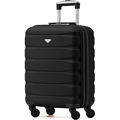 Flight Knight Leichte 4-Rad-ABS-Hartschalenkoffer Handgepack, zugelassen fur uber 35 Fluggesellschaften, einschließlich British Airways, easyJet und maximale Große fur Lufthansa 55 x 40 x 23 cm Flight Knight Leichte 4-Rad-ABS-Hartschalenkoffer Handgepack, zugelassen fur uber 35 Fluggesellschaften, einschließlich British Airways, easyJet und maximale Große fur Lufthansa 55 x 40 x 23 cm