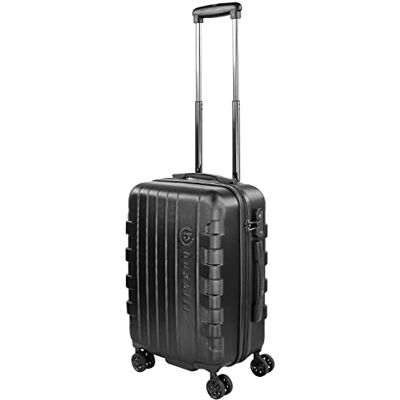 Bugatti Hartschalenkoffer Galatea 53.5 x 34.5 x 24 cm 38L 4 Rollen Reisekoffer, Schwarz mit TSA Zahlenschloss Bugatti Hartschalenkoffer Galatea 53.5 x 34.5 x 24 cm 38L 4 Rollen Reisekoffer, Schwarz mit TSA Zahlenschloss