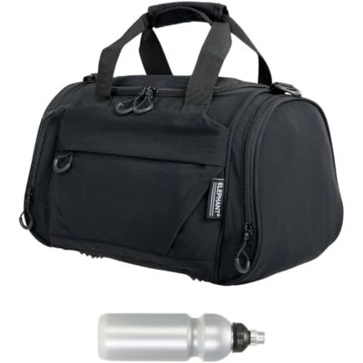 Elephant Sporttasche klein 42 cm Gym Bag Sport Porto S 3735 +Flasche (Schwarz) Elephant Sporttasche klein 42 cm Gym Bag Sport Porto S 3735 +Flasche (Schwarz)