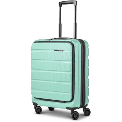 Franky Kabinen-Koffer für Damen und Herren Kleiner Cabin-Trolley 40 x 20 x 53 cm aus hochwertigem, stoßfestem ABS Material Erweiterbar & Fronttasche Munich 4.0 Serie Franky Kabinen-Koffer für Damen und Herren Kleiner Cabin-Trolley 40 x 20 x 53 cm aus hochwertigem, stoßfestem ABS Material Erweiterbar & Fronttasche Munich 4.0 Serie