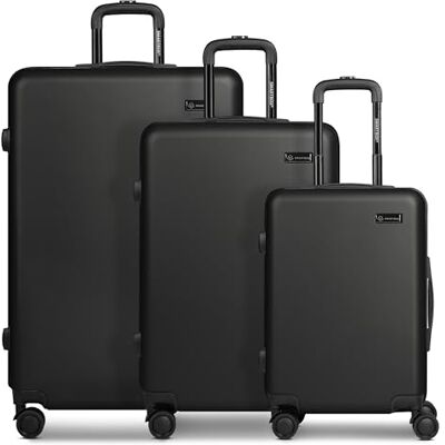 SMARTBOX Kofferset 3-teilig Hartschale ABS 4-Doppelrollen Edition 05, 3er Set 41/61/101 L, Zahlenschloss, Leichte ABS-Hartschale SMARTBOX Kofferset 3-teilig Hartschale ABS 4-Doppelrollen Edition 05, 3er Set 41/61/101 L, Zahlenschloss, Leichte ABS-Hartschale