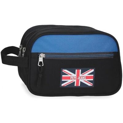 Pepe Jeans Henry Neceser DOS Compartimentos Anpassungsfähig Schwarz 26x16x12 cm Polyester 4, 99L von Joumma Bags Pepe Jeans Henry Neceser DOS Compartimentos Anpassungsfähig Schwarz 26x16x12 cm Polyester 4, 99L von Joumma Bags