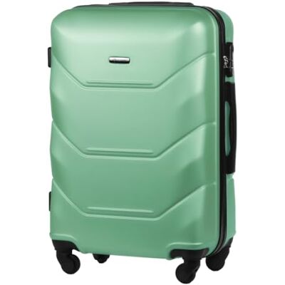 Diamond Mittelgroßer Hartschalenkoffer M 24" – Hellgrün, ABS Premium, 360° Rollen, Zahlenschloss, 57 L, Leicht & Robust Diamond Mittelgroßer Hartschalenkoffer M 24" – Hellgrün, ABS Premium, 360° Rollen, Zahlenschloss, 57 L, Leicht & Robust