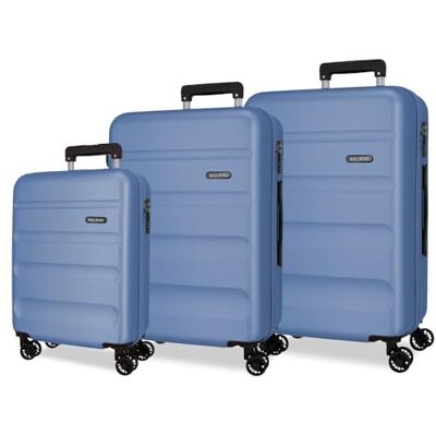 Roll Road Flex Jeansgepäckset, 52 x 75 x 30 cm, starrer ABS-Seitenkombinationsverschluss, 186L 9.5 kg, 4 Doppelräder, Handgepäck Roll Road Flex Jeansgepäckset, 52 x 75 x 30 cm, starrer ABS-Seitenkombinationsverschluss, 186L 9.5 kg, 4 Doppelräder, Handgepäck