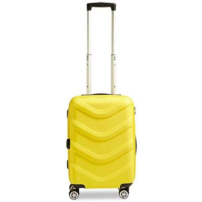Stratic Arrow 2 Hartschalen-Koffer Trolley Reisekoffer Rollkoffer 4 Rollen TSA-Zahlenschloss, Getränkehalter, Größe S, Gelb Stratic Arrow 2 Hartschalen-Koffer Trolley Reisekoffer Rollkoffer 4 Rollen TSA-Zahlenschloss, Getränkehalter, Größe S, Gelb