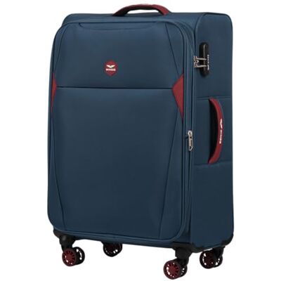 W WINGS Wings Koffer Weichschale Stoffkoffer Leichter Weichschalenkoffer mit 4 Rollen Reisegepäck Groß für Reisen W WINGS Wings Koffer Weichschale Stoffkoffer Leichter Weichschalenkoffer mit 4 Rollen Reisegepäck Groß für Reisen