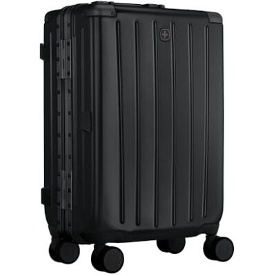 WENGER Loady S Handgepäck Koffer, 28 l Hartschalenkoffer mit 4 Rollen Robuster Kabinenkoffer 22 x 37 x 55 cm für Flugreisen mit Travel Sentry Zahlenschloss und leisem Doppelrollen-System WENGER Loady S Handgepäck Koffer, 28 l Hartschalenkoffer mit 4 Rollen Robuster Kabinenkoffer 22 x 37 x 55 cm für Flugreisen mit Travel Sentry Zahlenschloss und leisem Doppelrollen-System