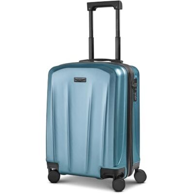Police Kabinen-Koffer für Damen und Herren Kleiner Cabin-Trolley 38 x 23 x 54,5 cm aus hochwertigem, stoßfestem ABS Material Erweiterbar & Teleskopgriff New York Serie Police Kabinen-Koffer für Damen und Herren Kleiner Cabin-Trolley 38 x 23 x 54,5 cm aus hochwertigem, stoßfestem ABS Material Erweiterbar & Teleskopgriff New York Serie