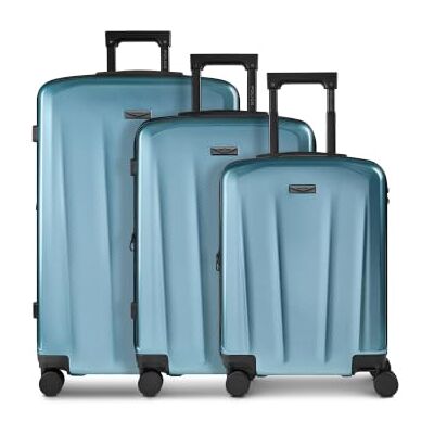 Police Koffer-Set 3-teilig für Damen und Herren Reise-Trolleys 50,5X 30 x 75 cm aus hochwertigem, stoßfestem ABS Material Erweiterbar & Teleskopgriff New York Serie Police Koffer-Set 3-teilig für Damen und Herren Reise-Trolleys 50,5X 30 x 75 cm aus hochwertigem, stoßfestem ABS Material Erweiterbar & Teleskopgriff New York Serie