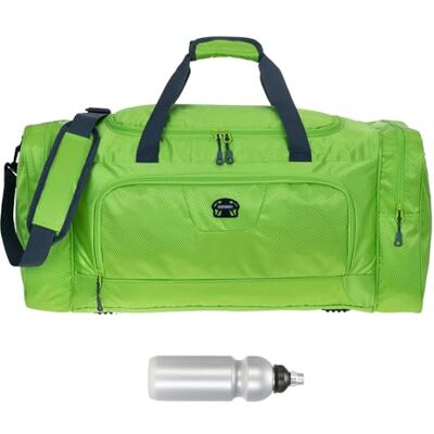 Elephant Sporttasche XL 69 cm Nassfach Saunatasche Trainer 1244 grün + f lime green Schuhfach Sport Fitness Gym Bag sehr groß Damen Herren + Trinkflasche Elephant Sporttasche XL 69 cm Nassfach Saunatasche Trainer 1244 grün + f lime green Schuhfach Sport Fitness Gym Bag sehr groß Damen Herren + Trinkflasche