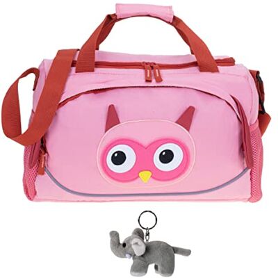 Elephant Sporttasche Kinder Turntasche Tiere Kids 352 +e (Eule Rosa) Jungen Mädchen Kindersporttasche Tasche klein Kinderturnen Kindergarten 38 cm 14 Liter Elephant Sporttasche Kinder Turntasche Tiere Kids 352 +e (Eule Rosa) Jungen Mädchen Kindersporttasche Tasche klein Kinderturnen Kindergarten 38 cm 14 Liter