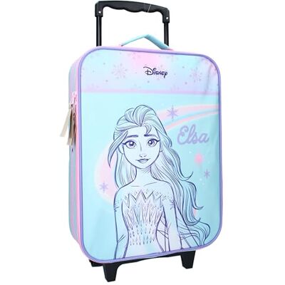 Disney Frozen Eiskönigin ELSA Trolley Koffer 12 L Mädchen Handgepäck Kinder Kinderkoffer Reisekoffer Spielzeug Kindertrolley Innenmaße: 40 x 30 x 10 cm Disney Frozen Eiskönigin ELSA Trolley Koffer 12 L Mädchen Handgepäck Kinder Kinderkoffer Reisekoffer Spielzeug Kindertrolley Innenmaße: 40 x 30 x 10 cm