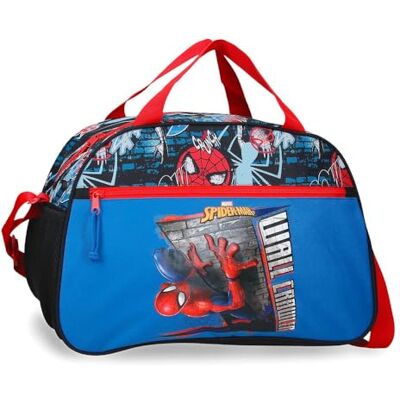 Marvel Joumma Spiderman Wall Crawler Reisetasche, Schwarz, 40 x 28 x 22 cm, Polyester Marvel Joumma Spiderman Wall Crawler Reisetasche, Schwarz, 40 x 28 x 22 cm, Polyester