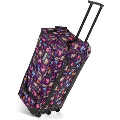 normani Reisetasche 80 L Reise-Trolley Jumbo XXL Big-Travel mit 3 Rollen und großem Hauptfach riesig, Leichter und Stabiler Trolley Lila XXL normani Reisetasche 80 L Reise-Trolley Jumbo XXL Big-Travel mit 3 Rollen und großem Hauptfach riesig, Leichter und Stabiler Trolley Lila XXL