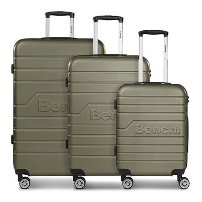 Bench Hartgepäck Koffer-Set 3-teilig Reise-Trolleys aus hochwertigem, robustem ABS Material für Damen und Herren 4 Doppelrollen & TSA-Schloss Seattle Serie Bench Hartgepäck Koffer-Set 3-teilig Reise-Trolleys aus hochwertigem, robustem ABS Material für Damen und Herren 4 Doppelrollen & TSA-Schloss Seattle Serie