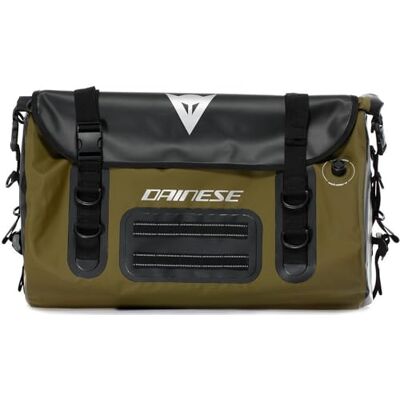 Dainese Explorer Wp Duffel Bag 60L, Travel Duffel, PVC, wasserdicht, Motorrad-Reisetasche, für Männer und Frauen, Schwarz/Grün, N Dainese Explorer Wp Duffel Bag 60L, Travel Duffel, PVC, wasserdicht, Motorrad-Reisetasche, für Männer und Frauen, Schwarz/Grün, N