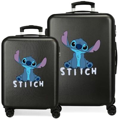 Disney Starrer Kinderkoffer, seitlicher Kombinationsverschluss, 4 Räder, Handgepäck aus ABS, einem Starren und leichten Material., Niedlicher Stich, Koffer-Set Disney Starrer Kinderkoffer, seitlicher Kombinationsverschluss, 4 Räder, Handgepäck aus ABS, einem Starren und leichten Material., Niedlicher Stich, Koffer-Set