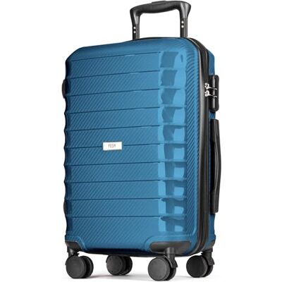 POSH Hartschalenkoffer L aus Polypropylen Leichter Mittelgroß Koffer 3,2kg mit Carbon-Optik, Robuster Trolley mit 4 Doppelrollen, 63 Liter Volumen, Kratzfest, 65 cm POSH Hartschalenkoffer L aus Polypropylen Leichter Mittelgroß Koffer 3,2kg mit Carbon-Optik, Robuster Trolley mit 4 Doppelrollen, 63 Liter Volumen, Kratzfest, 65 cm