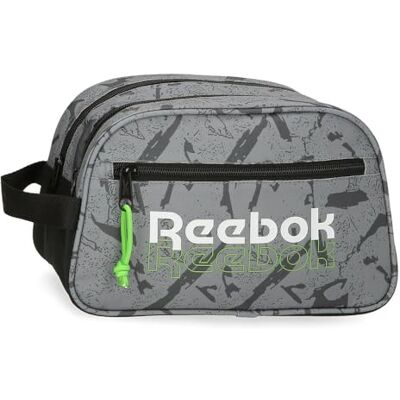 Reebok Roswell Neceser DOS Compartimentos Gris 26x16x12 cm Polyester by Joumma Bags Reebok Roswell Neceser DOS Compartimentos Gris 26x16x12 cm Polyester by Joumma Bags