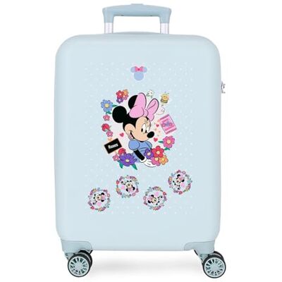 Disney Joumma Minnie Flowers Kabinenkoffer Blau 38x55x20 cm Starres 2 kg Seitenkombinationsschloss ABS 2 kg 35L Handgepäck Disney Joumma Minnie Flowers Kabinenkoffer Blau 38x55x20 cm Starres 2 kg Seitenkombinationsschloss ABS 2 kg 35L Handgepäck