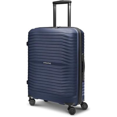 Stratic Check-in Koffer für Damen und Herren mittelgroßer Trolley 44 x 27 x 66 cm aus hochwertigem, leichtem Polypropylen Material Erweiterbar & Teleskopgriff Shine Serie Stratic Check-in Koffer für Damen und Herren mittelgroßer Trolley 44 x 27 x 66 cm aus hochwertigem, leichtem Polypropylen Material Erweiterbar & Teleskopgriff Shine Serie