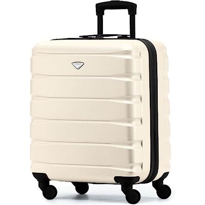 Flight Knight Leichte 4-Rad-ABS-Hartschalenkoffer, Handgepack, zugelassen fur Fluggesellschaften, einschließlich British Airways, und maximale Große fur easyJet, große Handgepacktasche 56x45x25 cm Flight Knight Leichte 4-Rad-ABS-Hartschalenkoffer, Handgepack, zugelassen fur Fluggesellschaften, einschließlich British Airways, und maximale Große fur easyJet, große Handgepacktasche 56x45x25 cm
