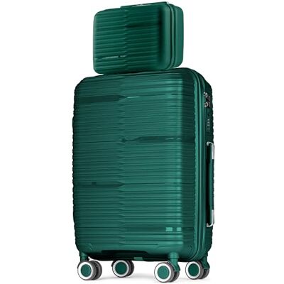 POSH Kofferset 2-teilig Hartschale aus Polypropylen Kosmetikkoffer 14L Mittelgroß 62L Koffer & Trolleys, Reisekoffer mit TSA Schloss & leisen Zwillingsrollen -Ultraleichtes Gepäck Reise set POSH Kofferset 2-teilig Hartschale aus Polypropylen Kosmetikkoffer 14L Mittelgroß 62L Koffer & Trolleys, Reisekoffer mit TSA Schloss & leisen Zwillingsrollen -Ultraleichtes Gepäck Reise set