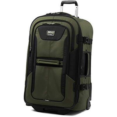 Travelpro Luggage Bold 55,9 cm erweiterbares Rollaboard, Olivgrün/Schwarz, Checked-Large 28-Inch, Bold Softside Erweiterbares Rollaboard Handgepäck Travelpro Luggage Bold 55,9 cm erweiterbares Rollaboard, Olivgrün/Schwarz, Checked-Large 28-Inch, Bold Softside Erweiterbares Rollaboard Handgepäck